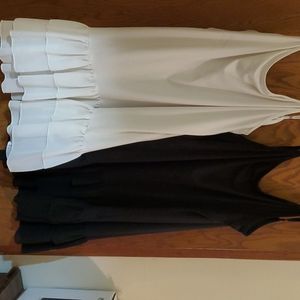 Tanks with ruffle bottom